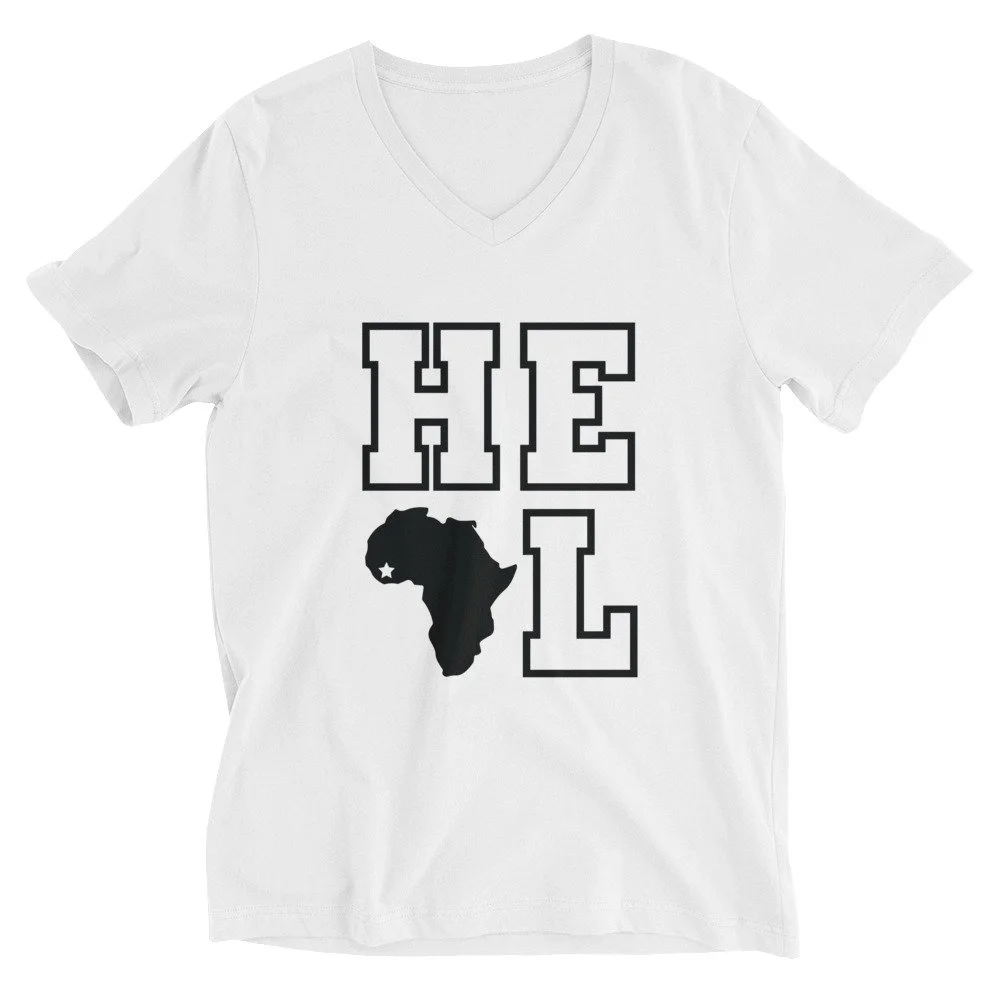 HEAL LIBERIA MALE V-NECK T-SHIRT