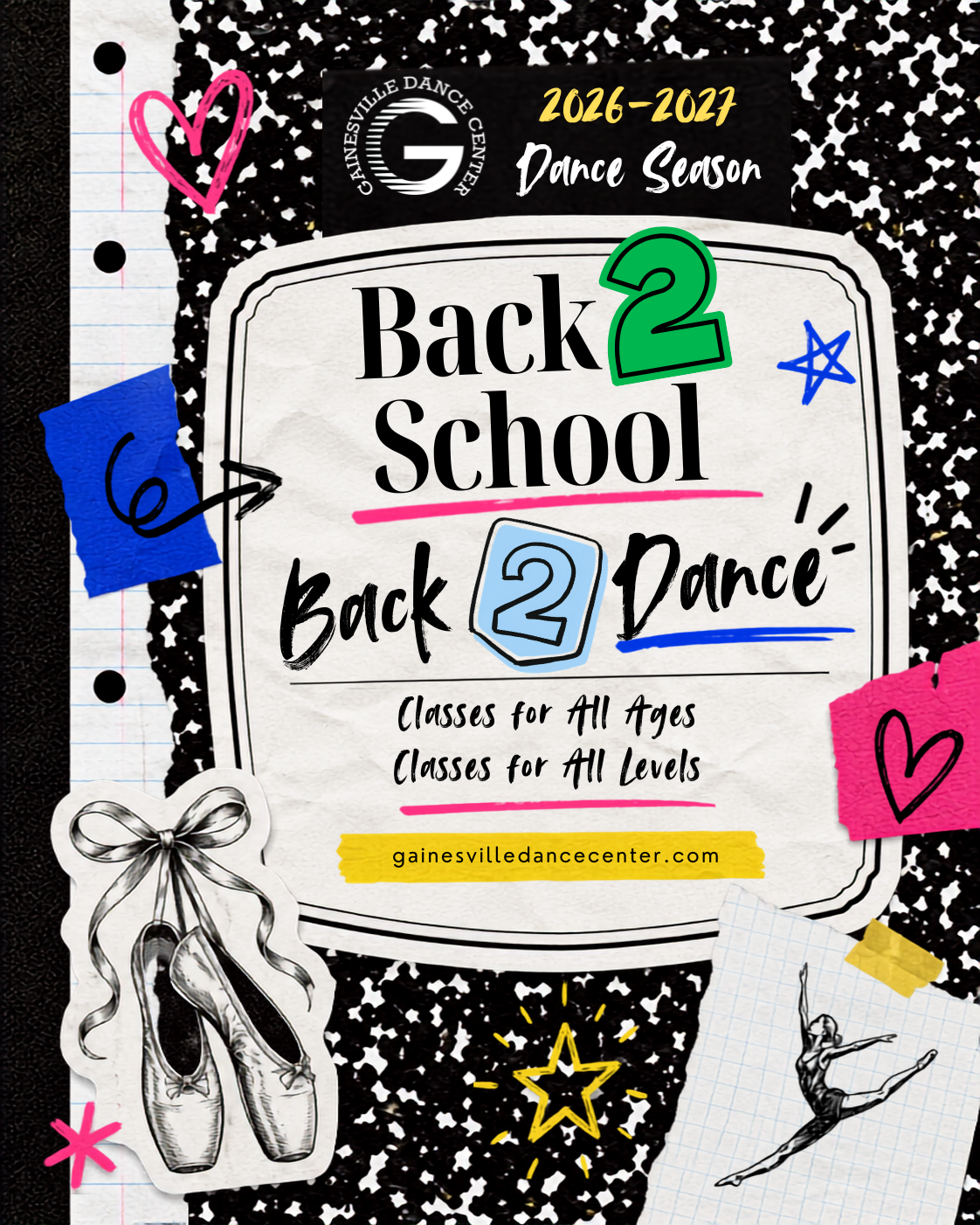 Seasonal campaign creative tying back-to-school timing to enrollment