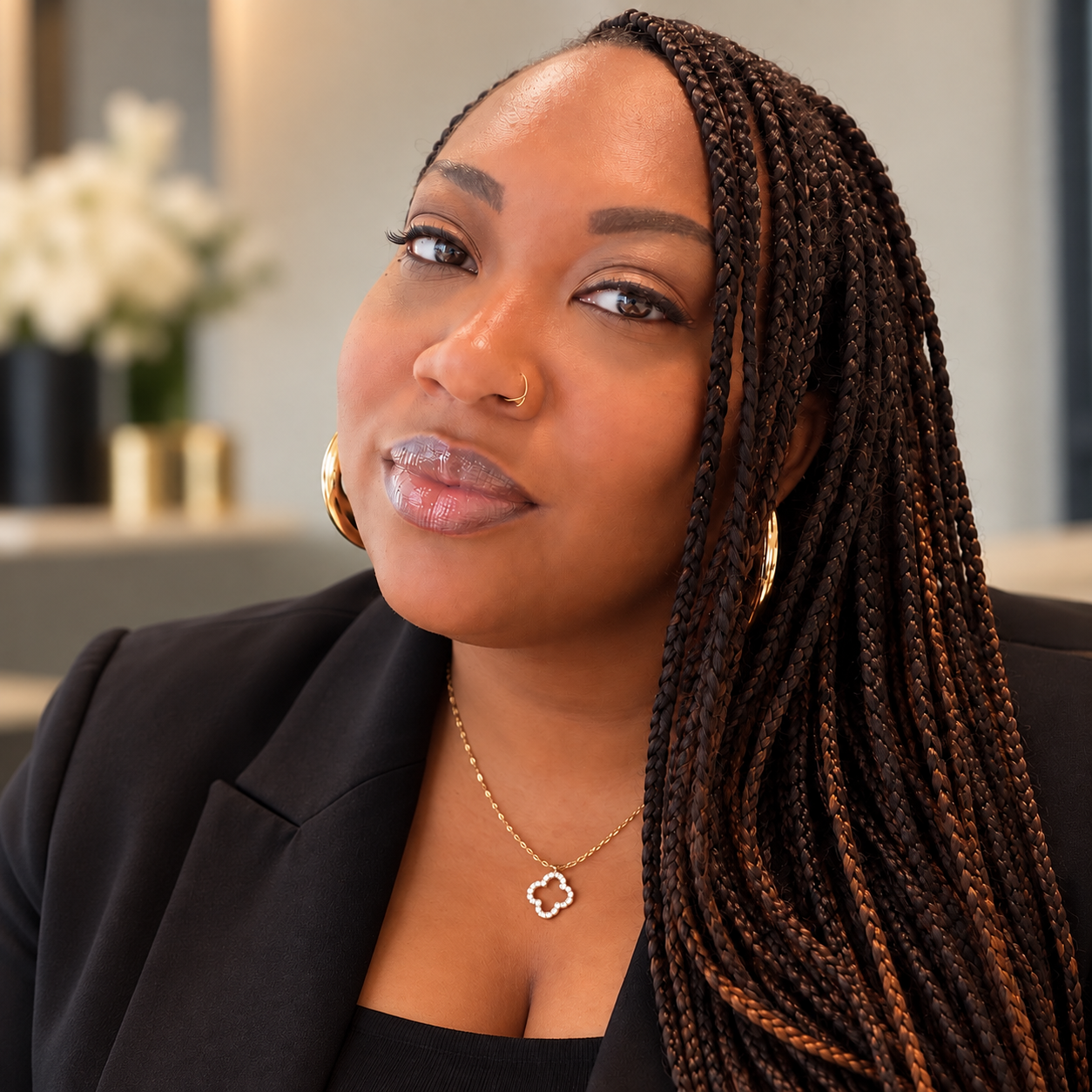 Candace, founder and perfumer of The Scent Suite mobile fragrance bar.