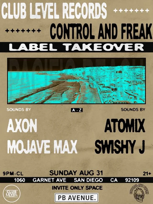 CLUB LEVEL RECORDS × CONTROL & FREAK @ PB AVENUE