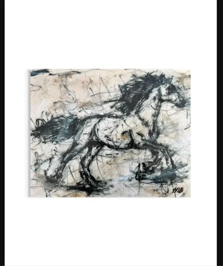 Western Horse Signed Art Print