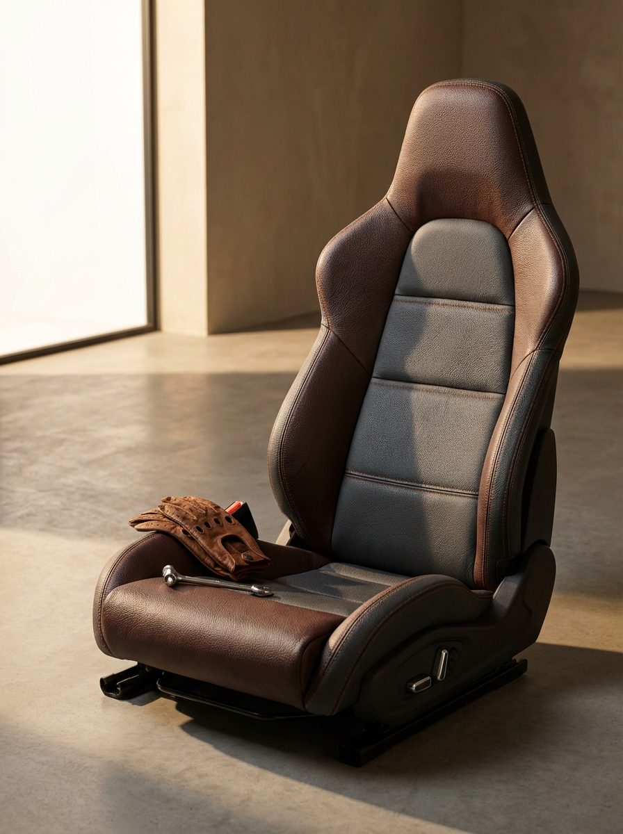 Leather Bucket Seat