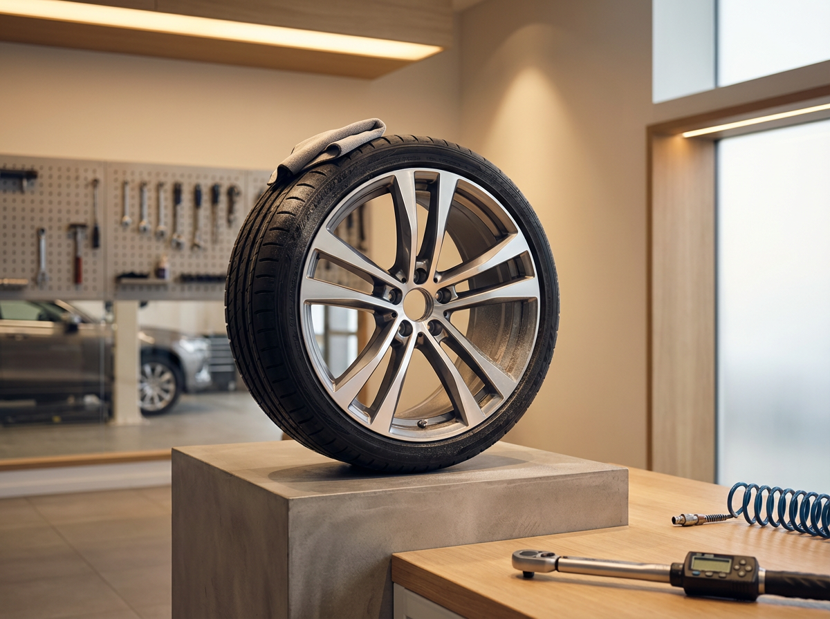 Diamond-Cut Alloy Wheel