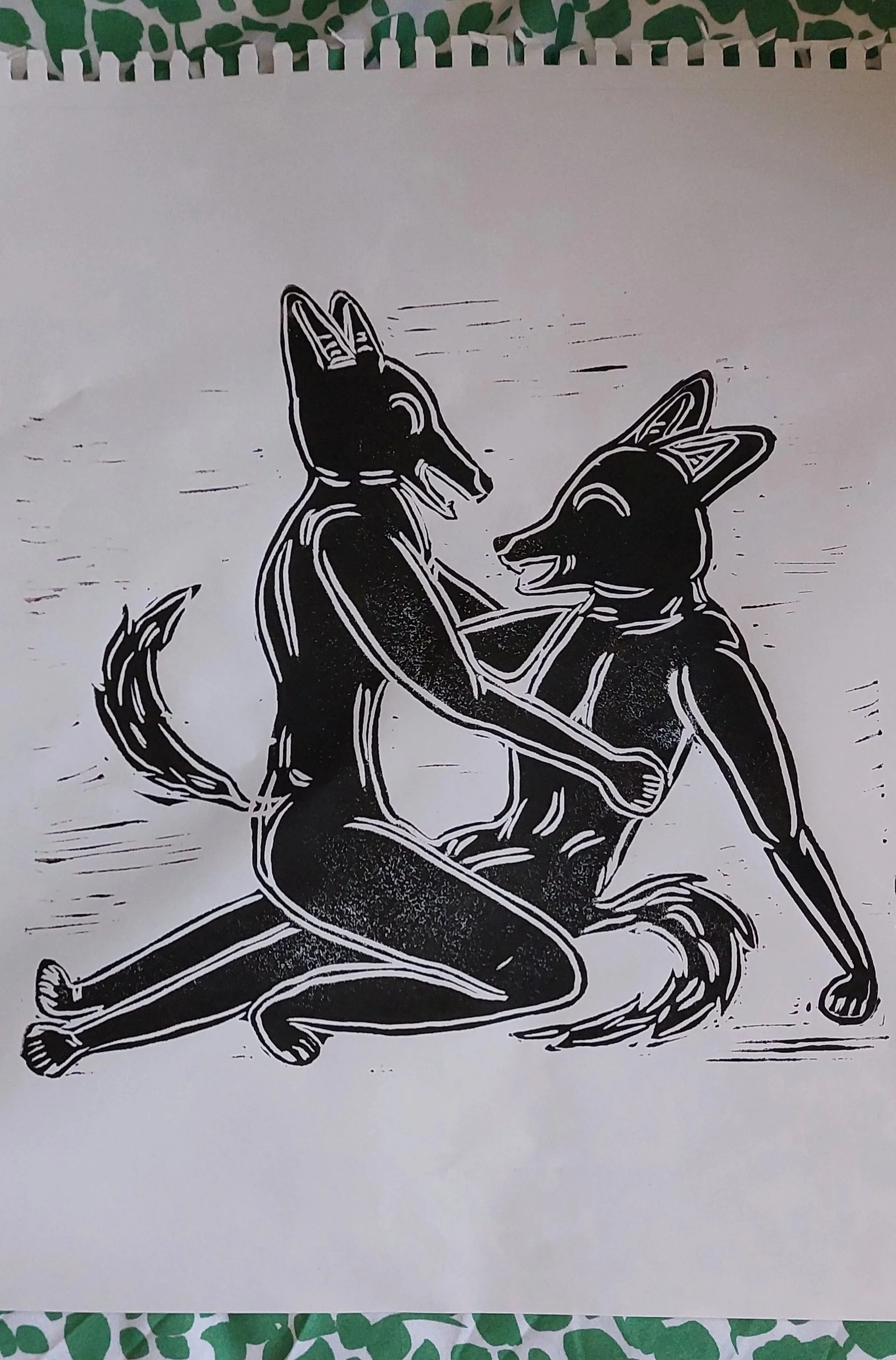 "Two wolves"