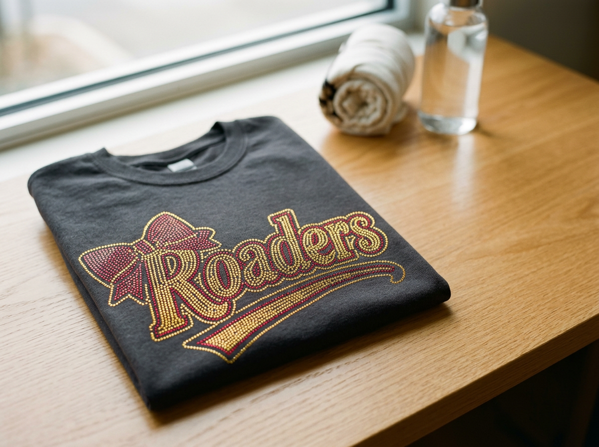 Brunswick High School Railroader Cheerleaders Spangled Black T-shirt