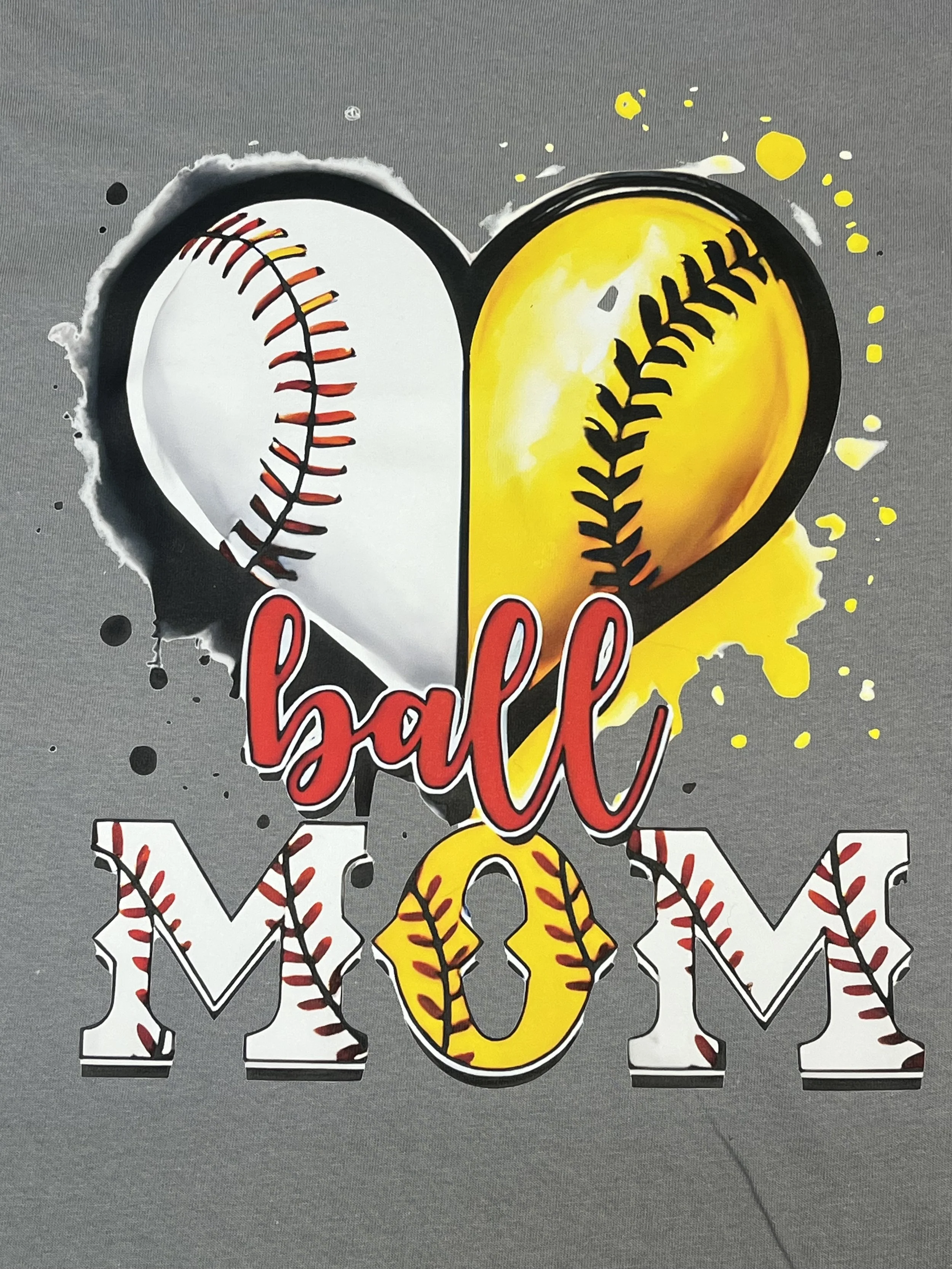 Ball Mom Baseball & Softball T-Shirt