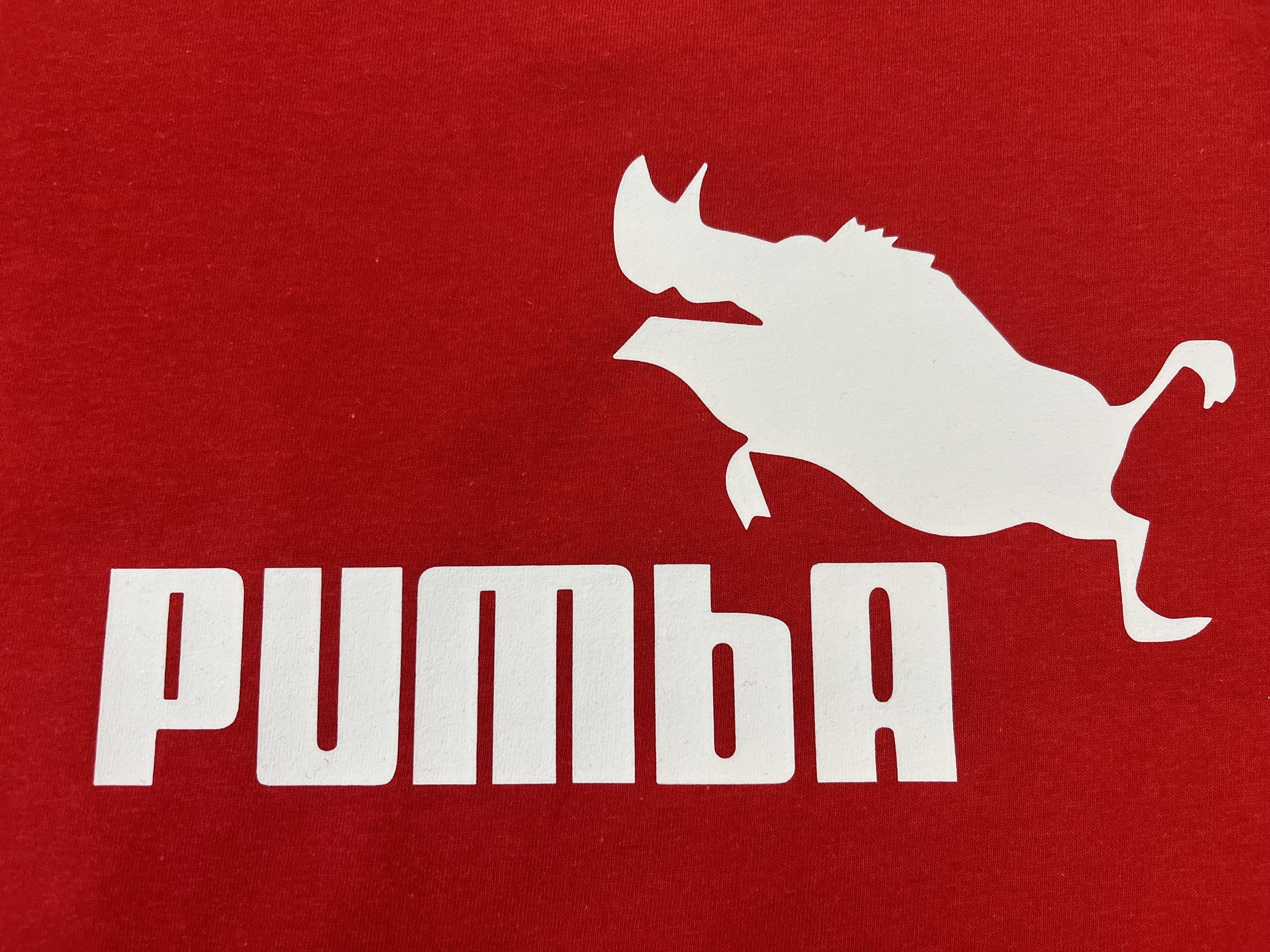 100% Cotton Red Pumba Supporter T-Shirt