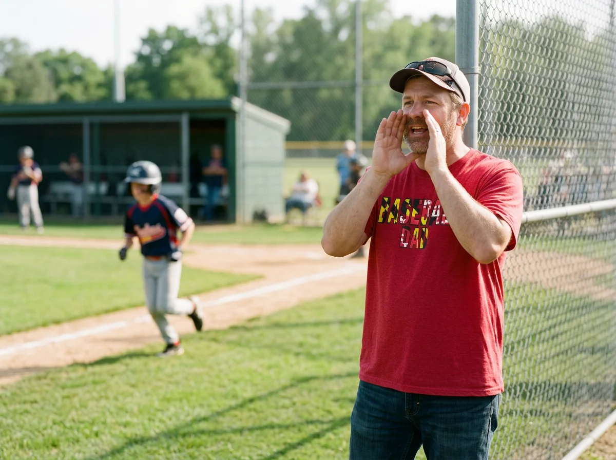 Maryland Pride Baseball Dad T-Shirt