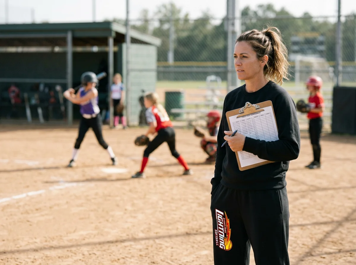 Libertytown Lightning Softball Black Sweatpants