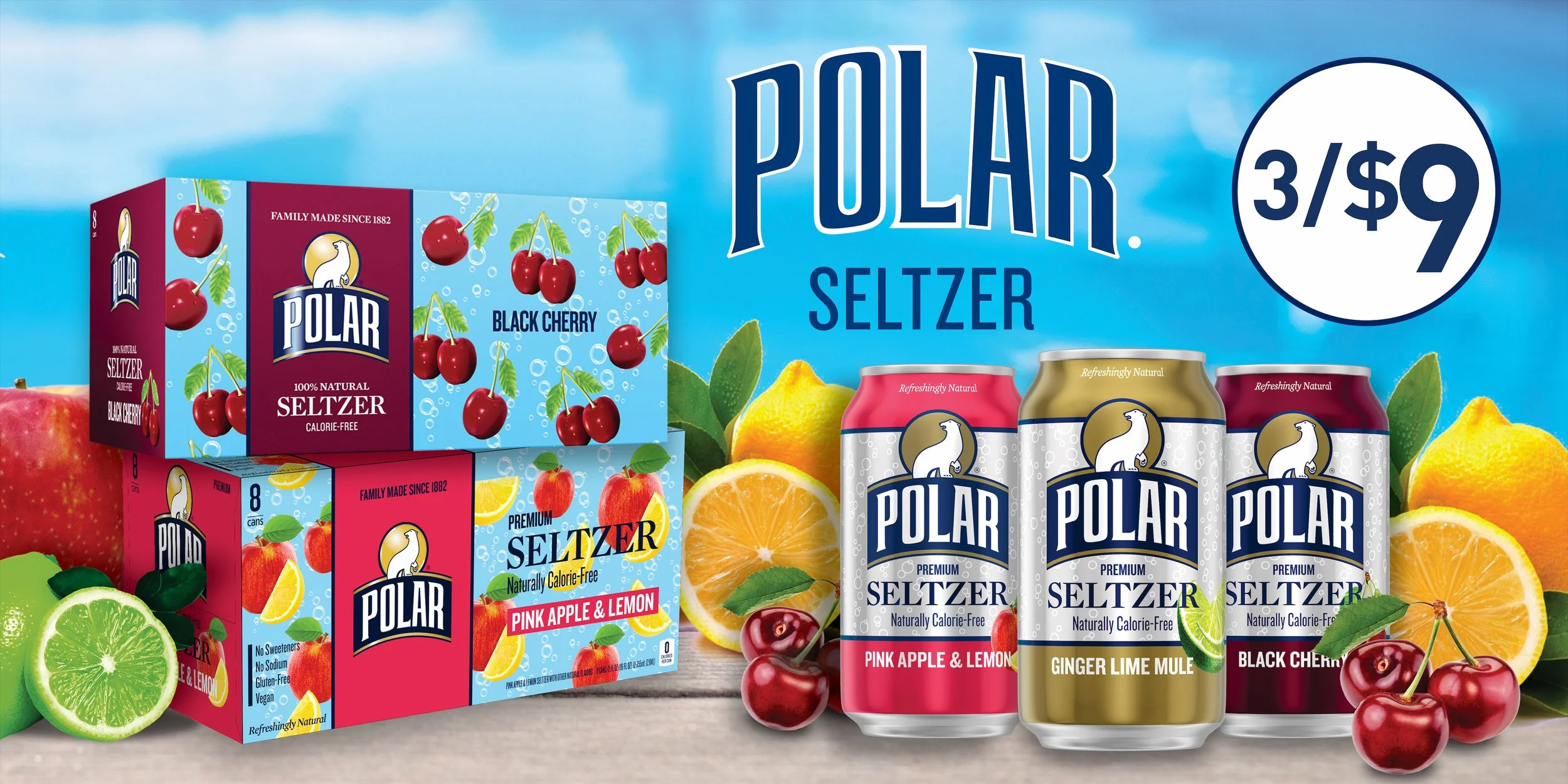 Polar Seltzer Coroplast (72"x36")
