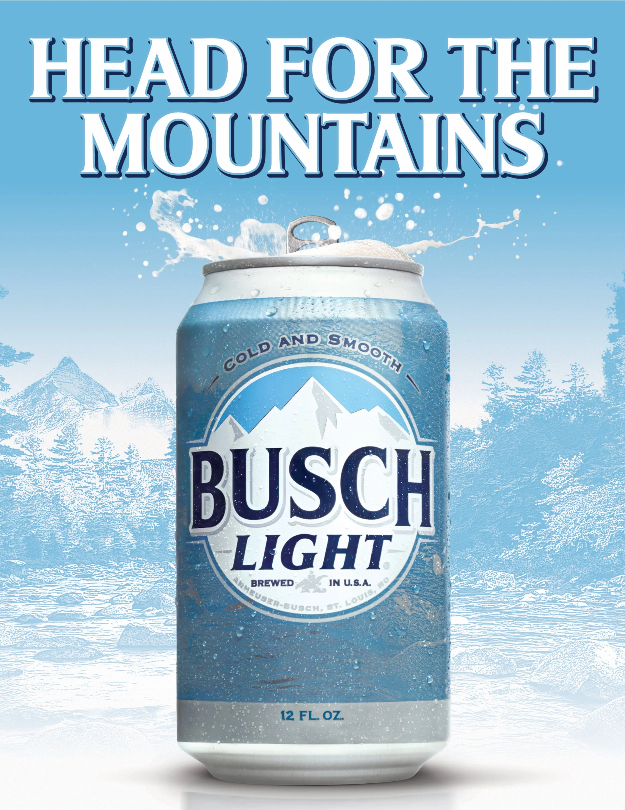 Busch Light Window Scrim