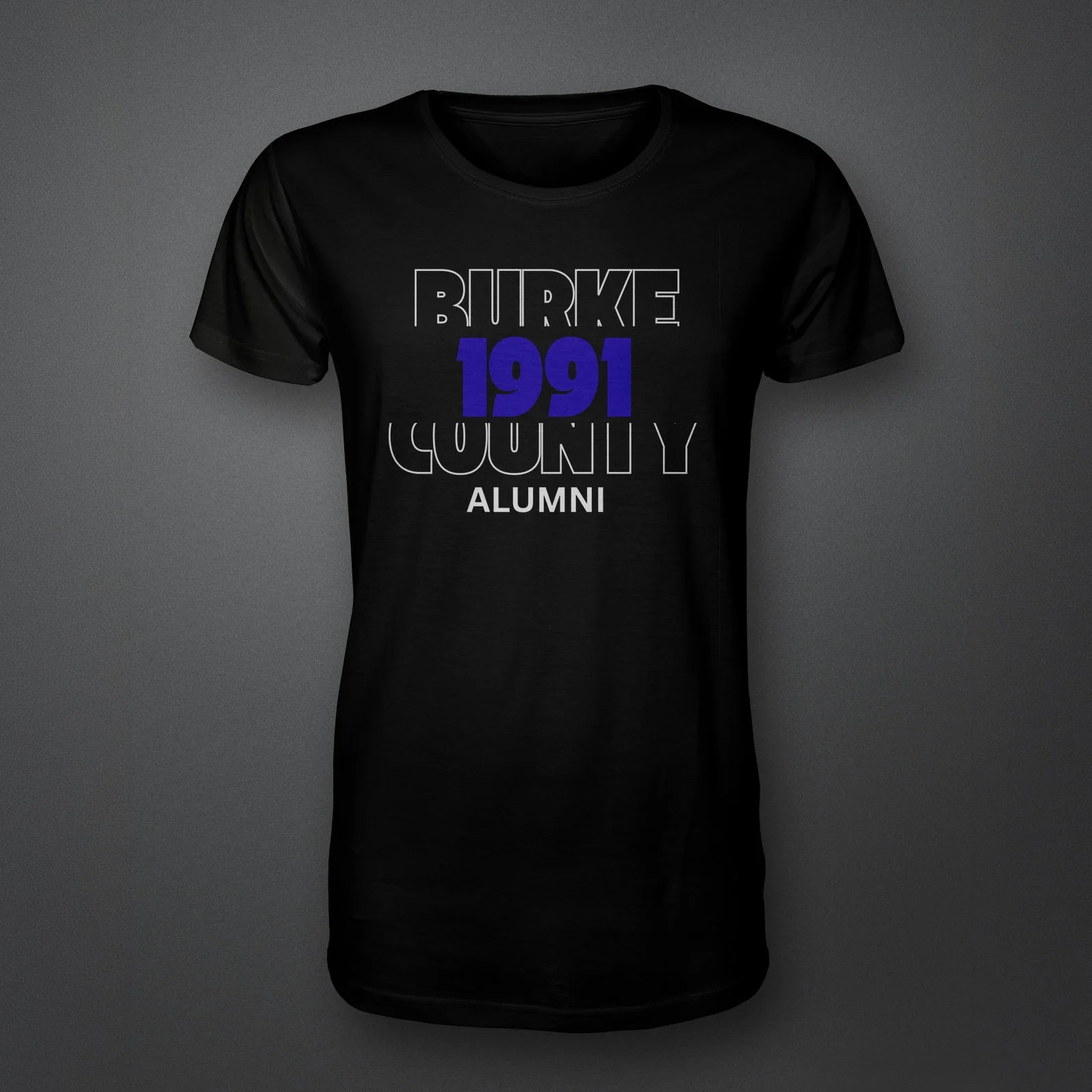 '91 Alumni Tee - Black Out