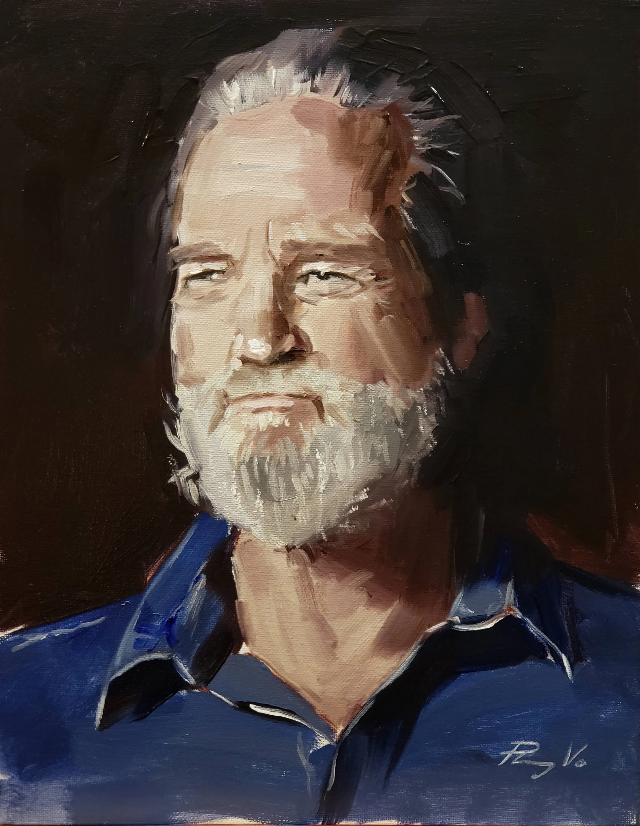 Man in Blue