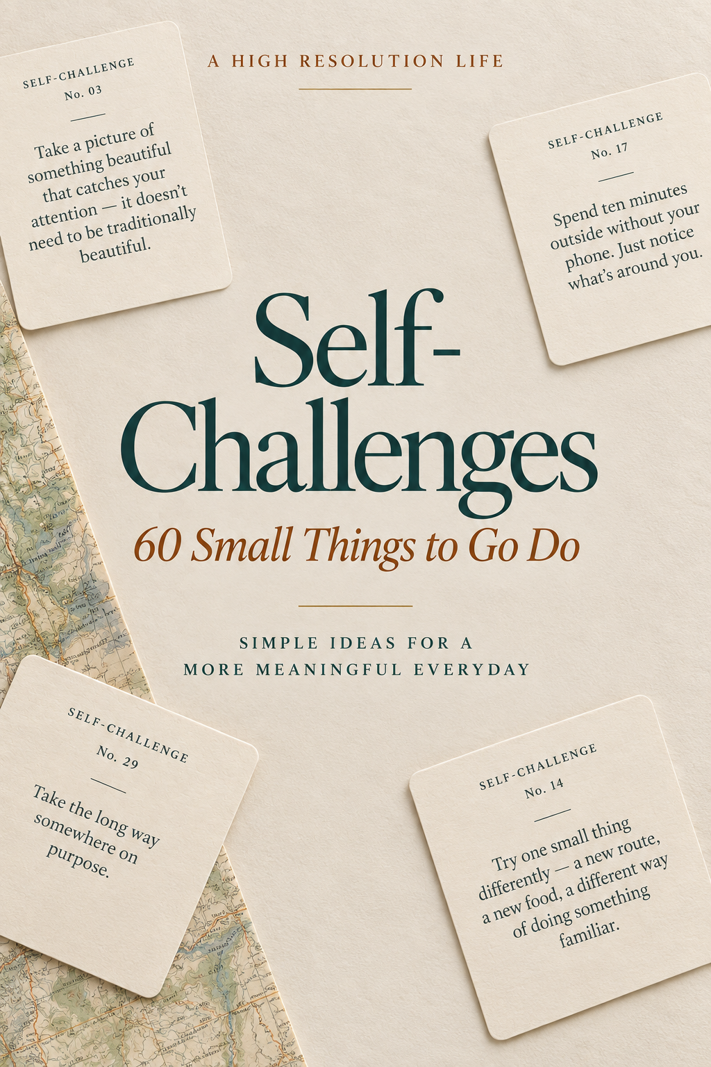 Self-Challenges — 60 Small Things to Go Do
