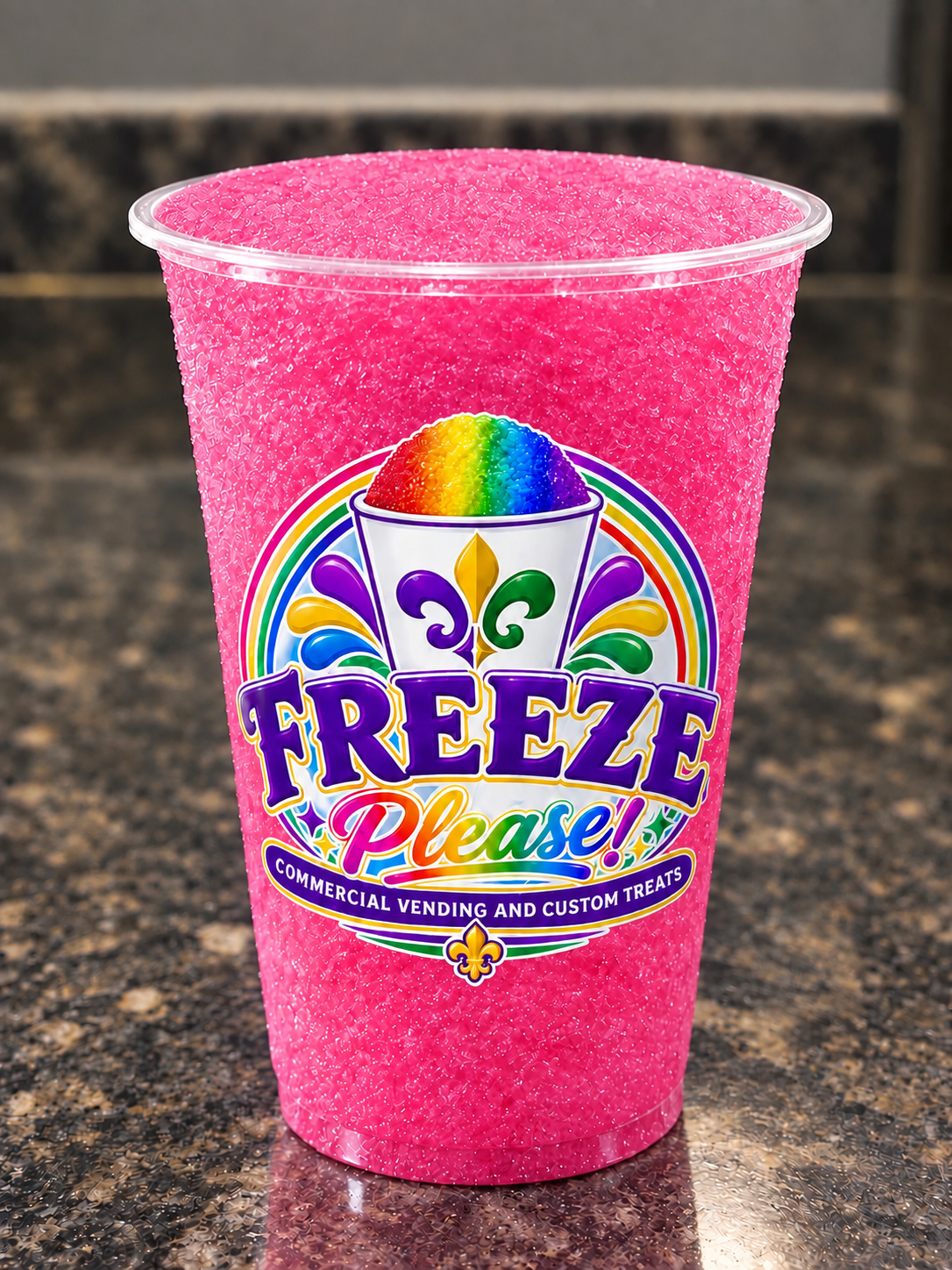 Pink Lemonade New Orleans Style Frozen Cup-9 oz