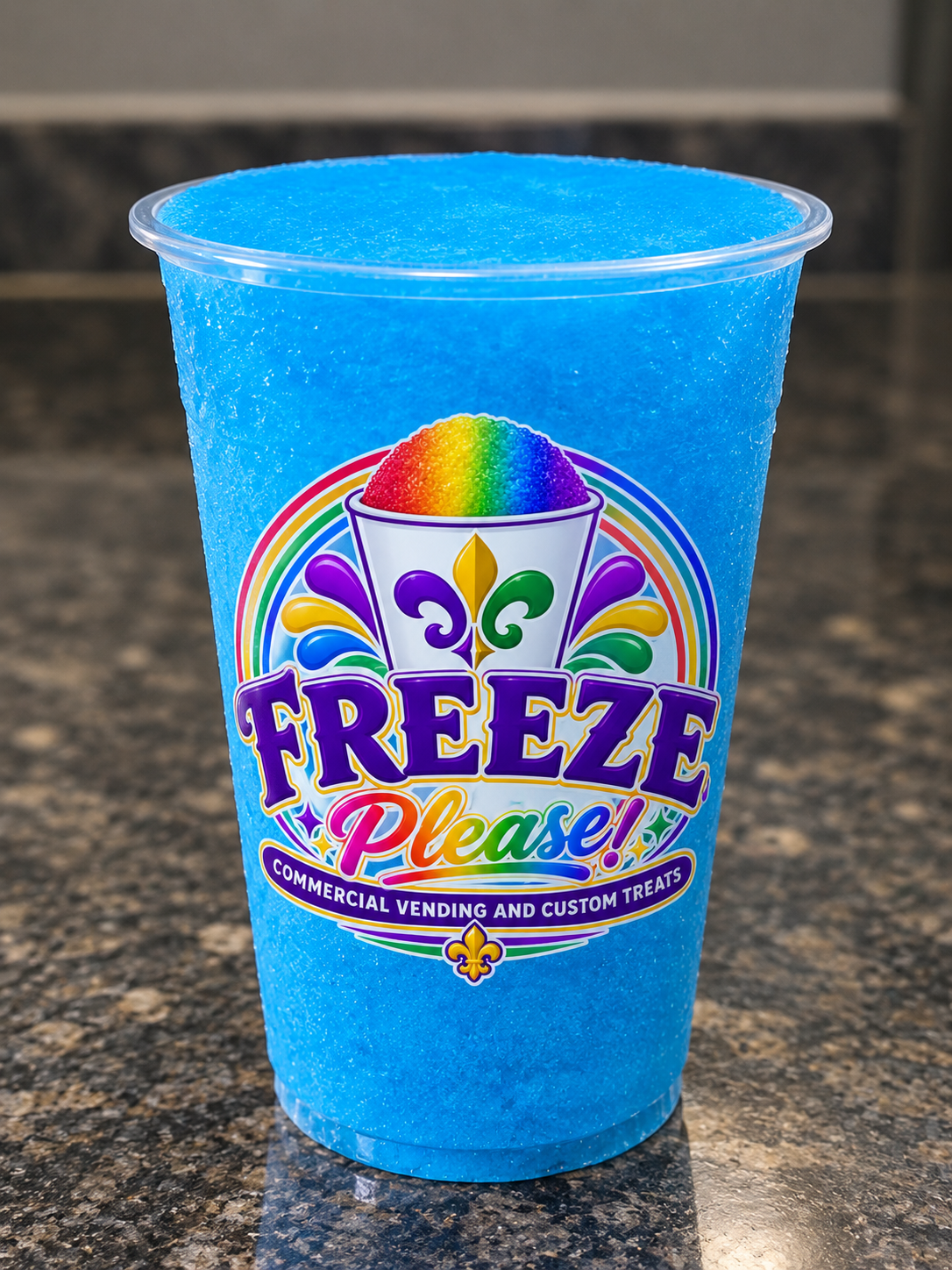 Cotton Candy New Orleans Style Frozen Cup-9 oz