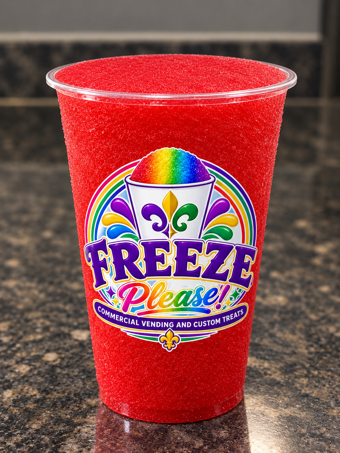 Strawberry Cheesecake New Orleans Style Frozen Cup-9 oz