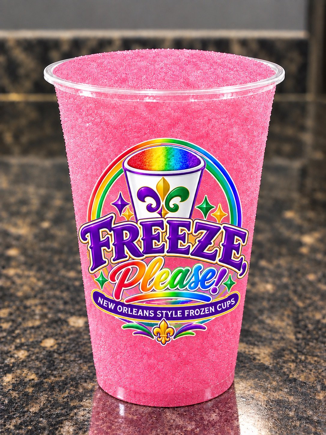 Pink Lemonade New Orleans Style Frozen Cup-9 oz