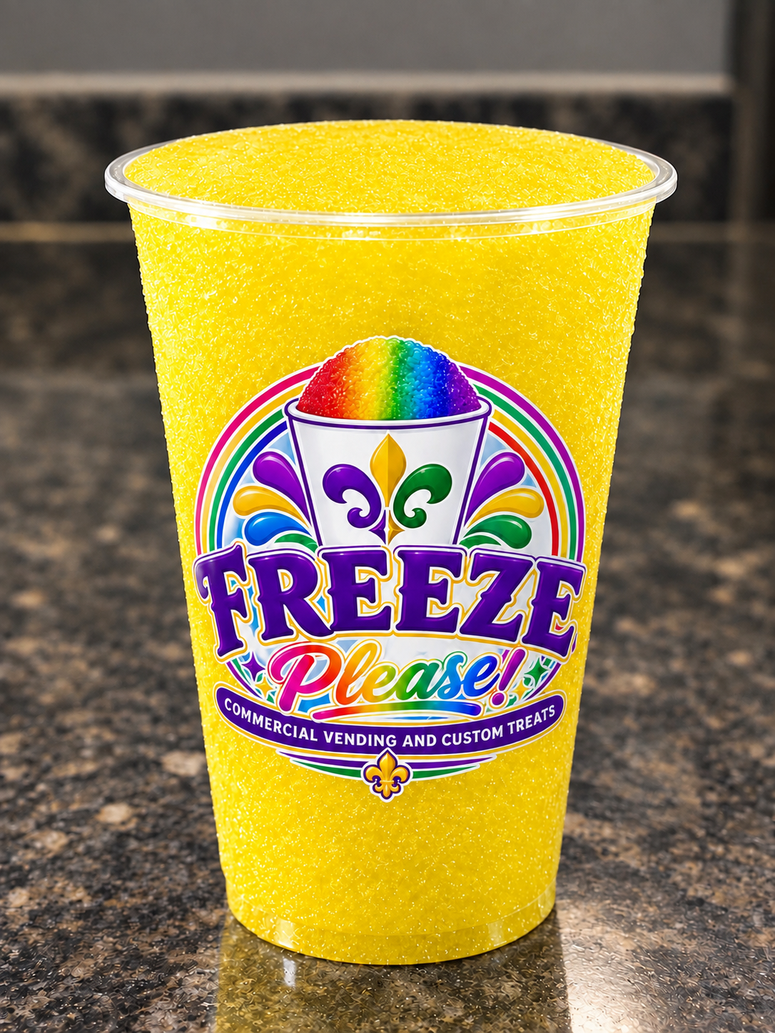 Cake Batter New Orleans Style Frozen Cup-9 oz