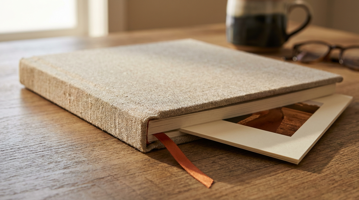 Linen Photo Book