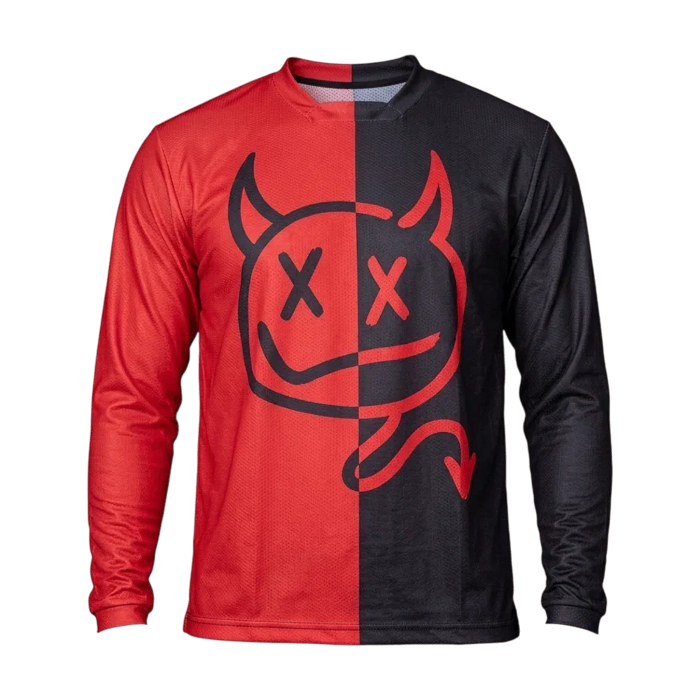 Menace Moto/MTB Jersey 2.0: Red Devil