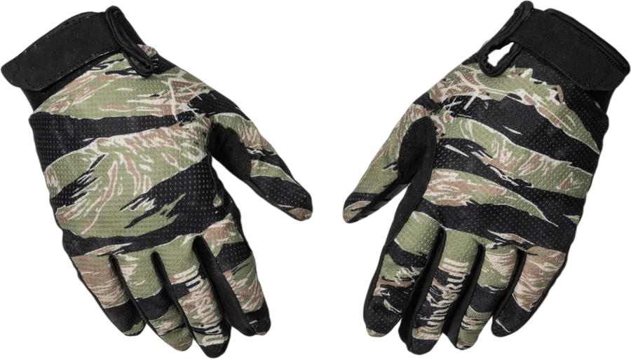 Menace Moto/MTB Gloves 2.0: Green Tiger