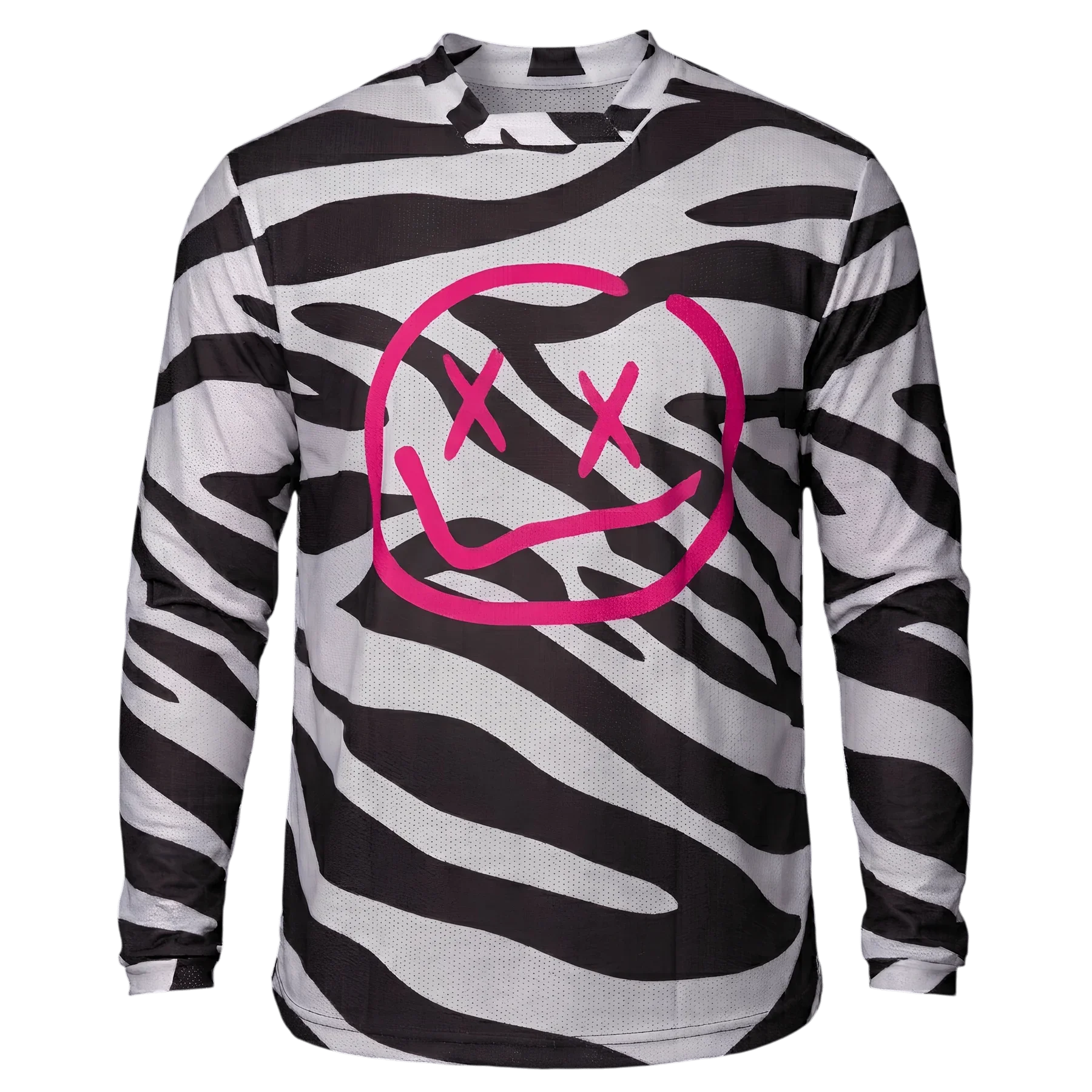 Menace Moto/MTB Jersey 2.0: Zebra