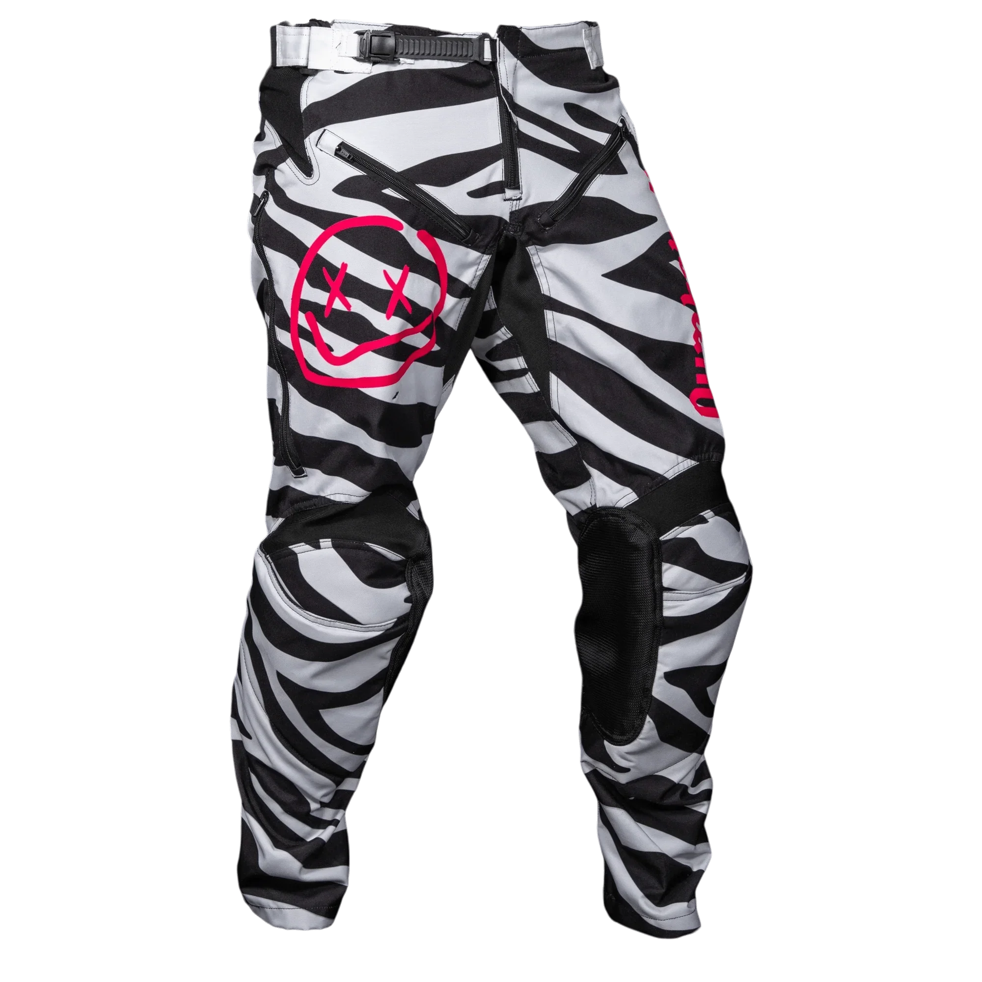 Menace Moto Pant 2.0: Zebra