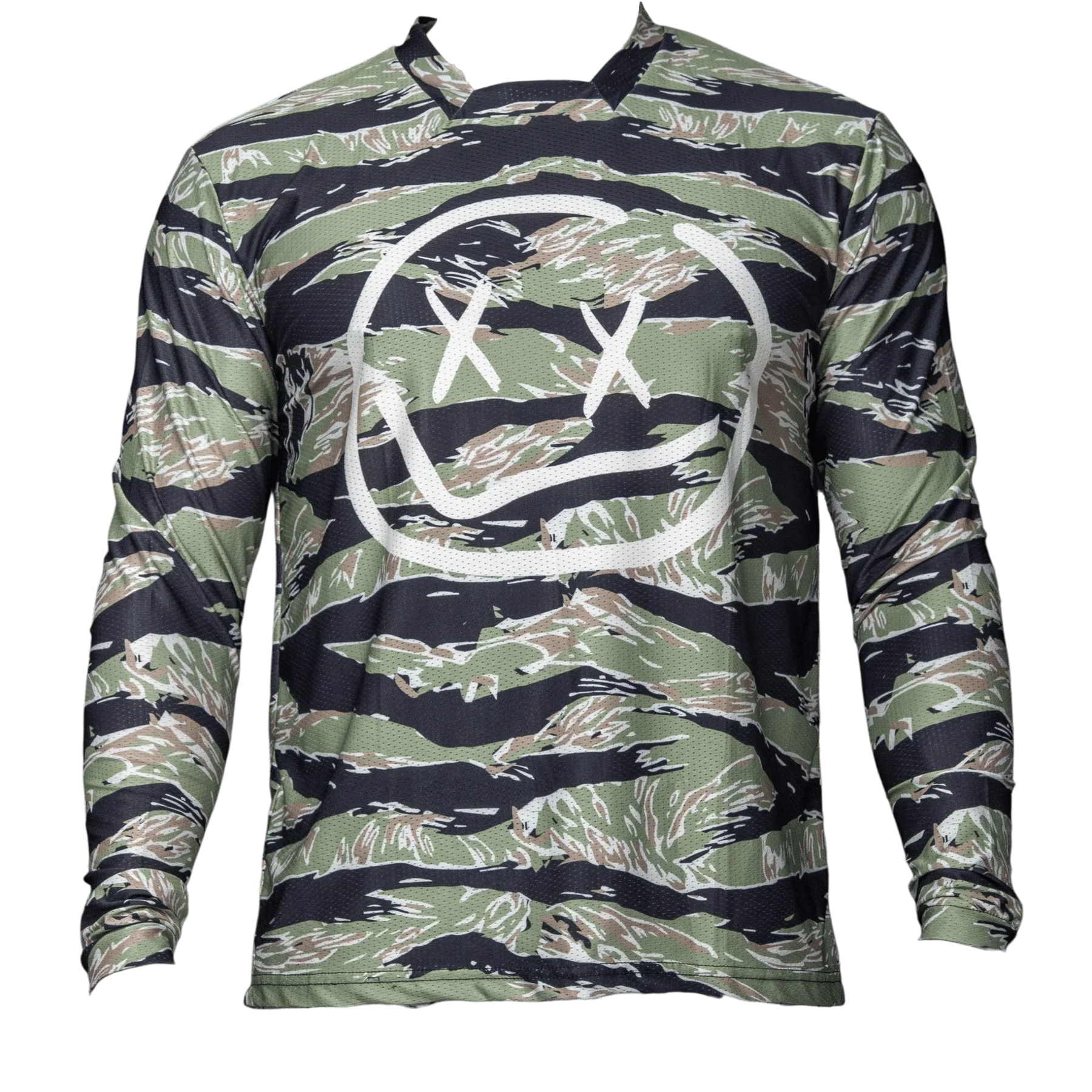 Menace Moto/MTB Jersey 2.0: Green Tiger