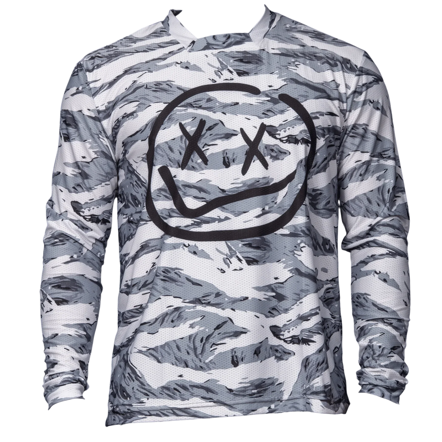 Menace Moto/MTB Jersey 2.0: White Tiger
