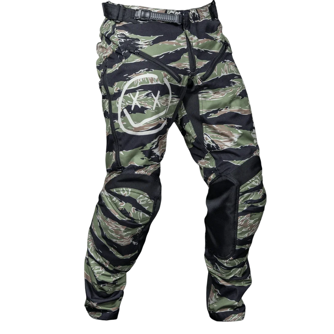 Menace Moto Pant 2.0: Green Tiger