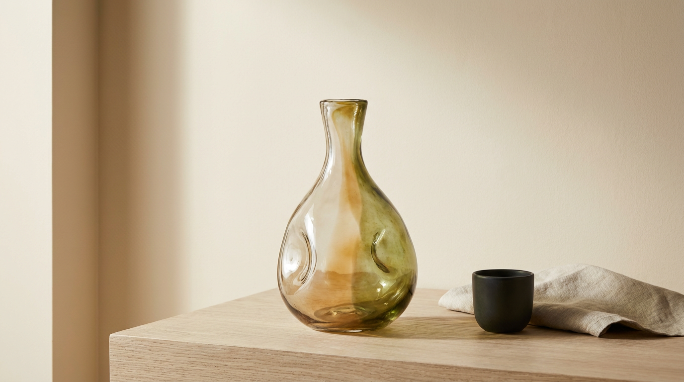 Handblown Glass Decanter