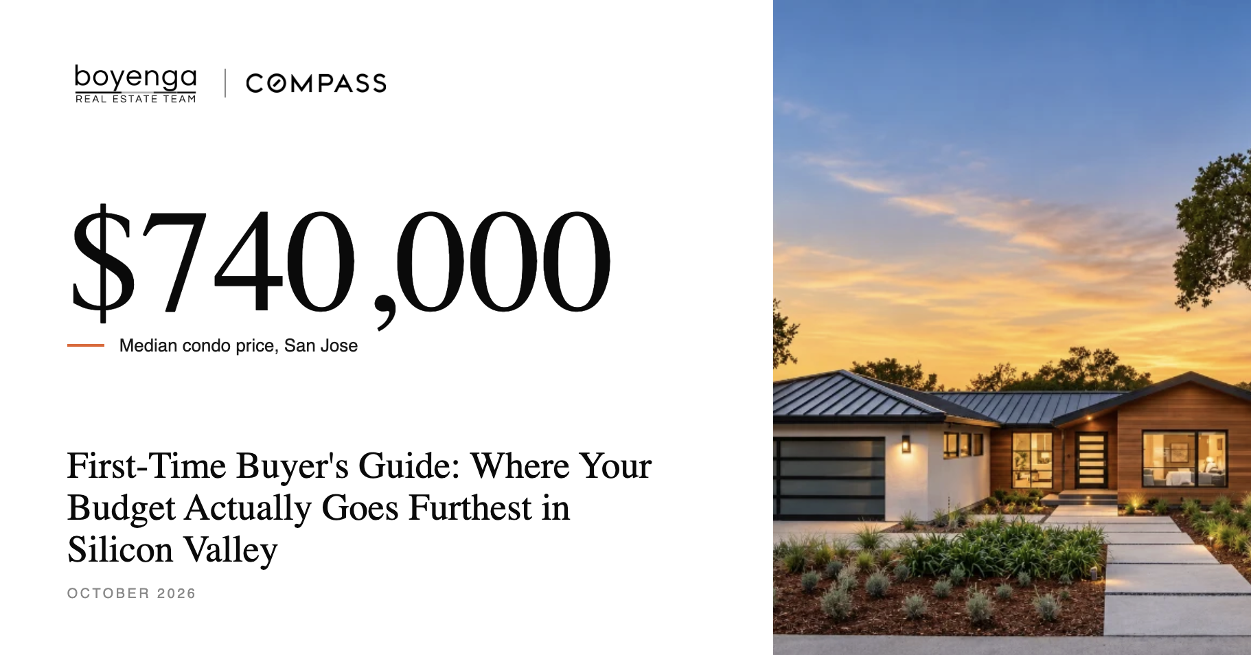 First-Time Buyer's Guide: Where Your Budget Actually Goes Furthest in Silicon Valley
