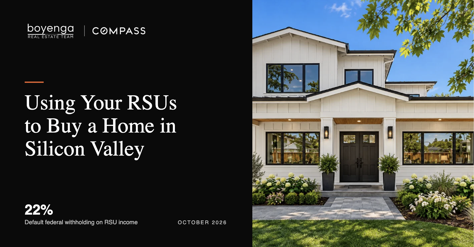 Using Your RSUs to Buy a Home in Silicon Valley