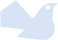Silhouette of a dove in flight