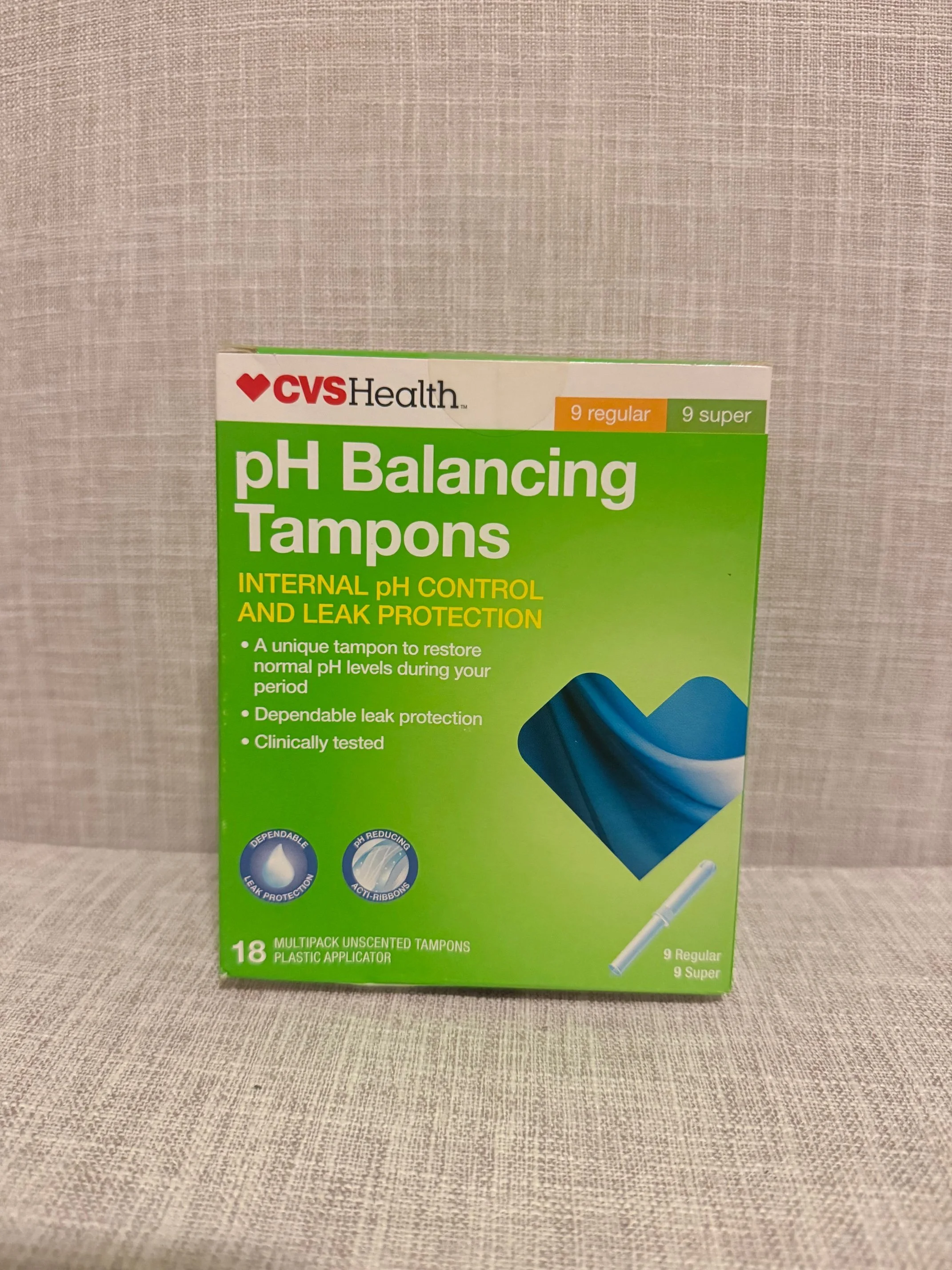 CVS Health pH Balancing Tampons-18-count