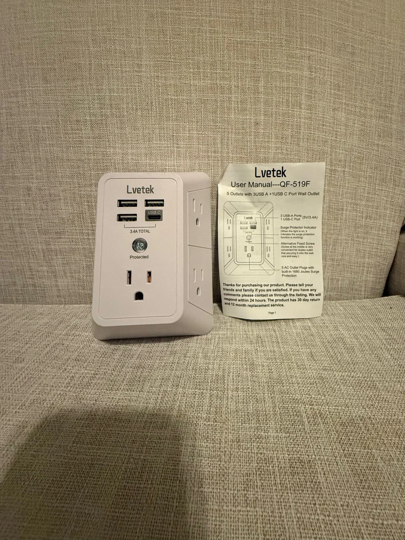 Lvetek Wall Outlet