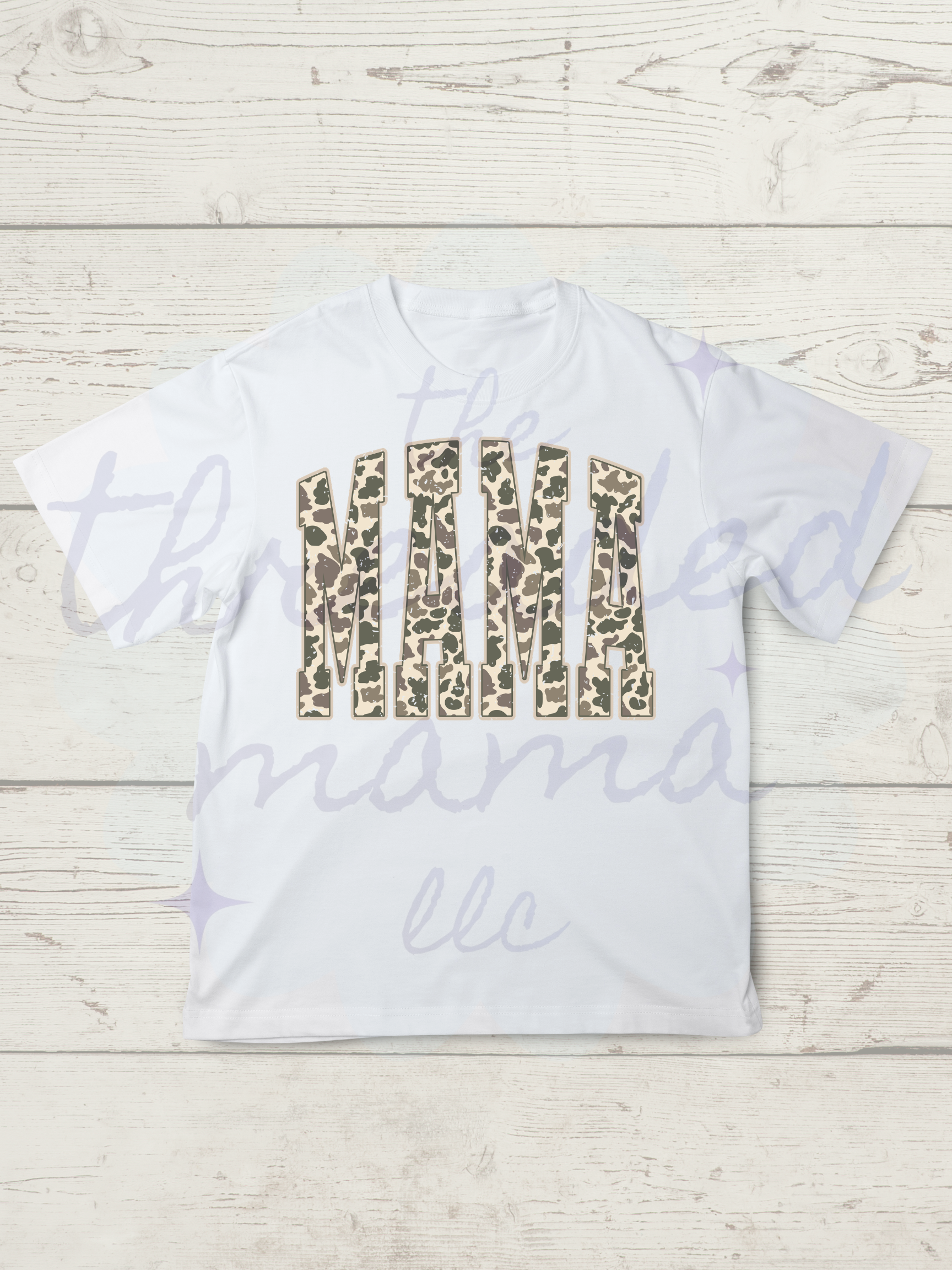 Duck Camo Mama Bow Tee