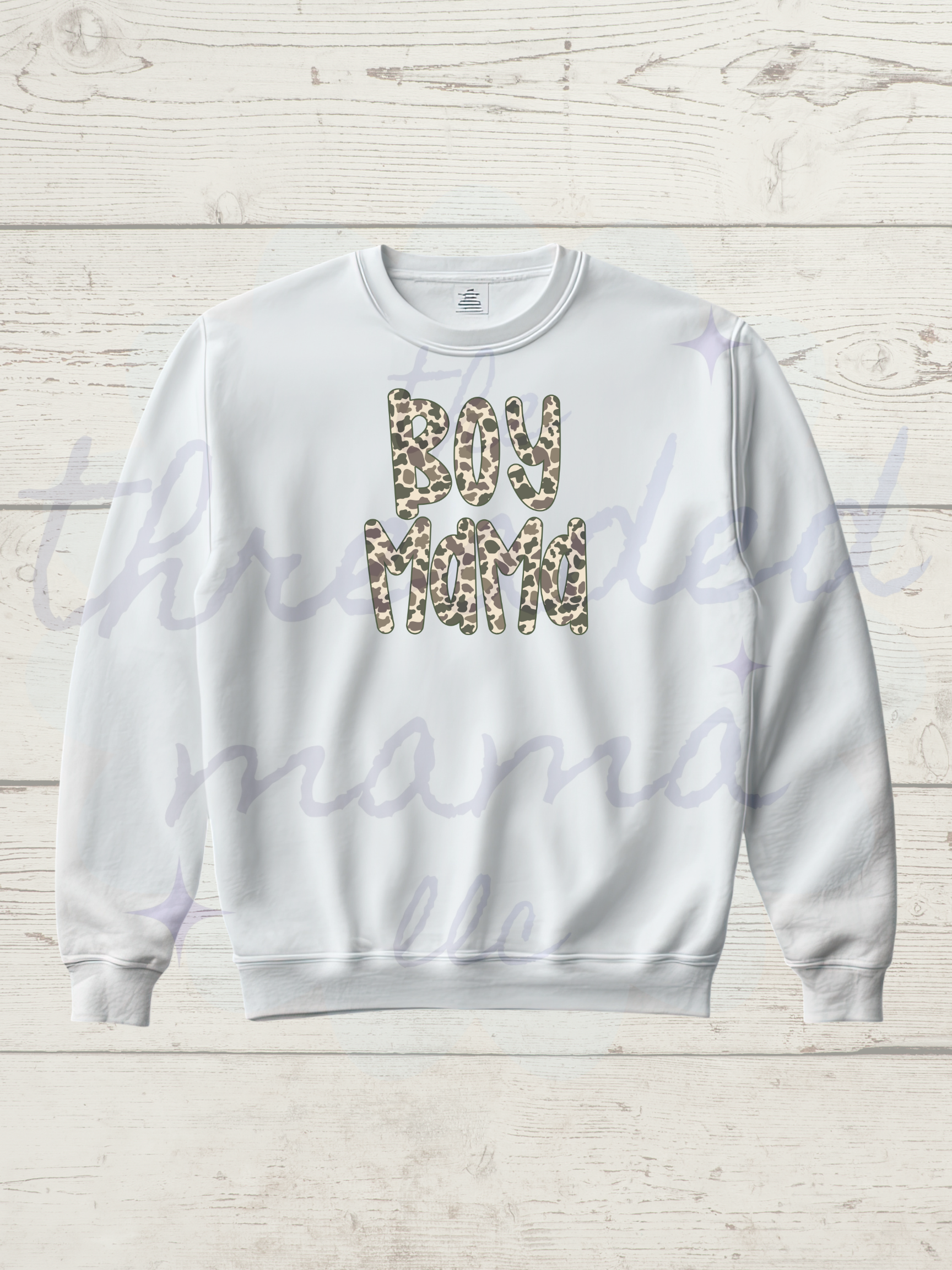 Boy Mama Duck Camo Sweatshirt