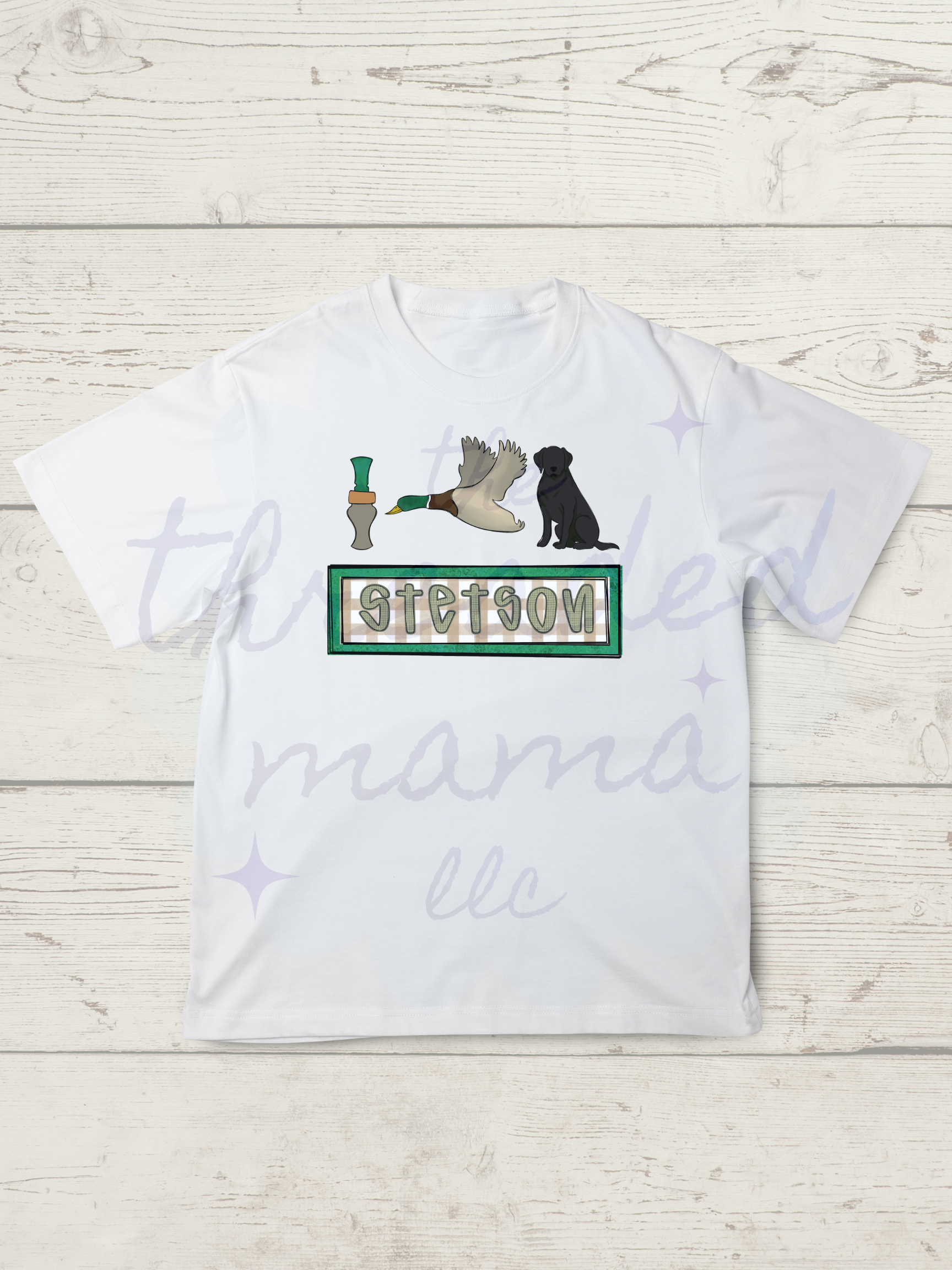Black Lab Hunting Name Tee