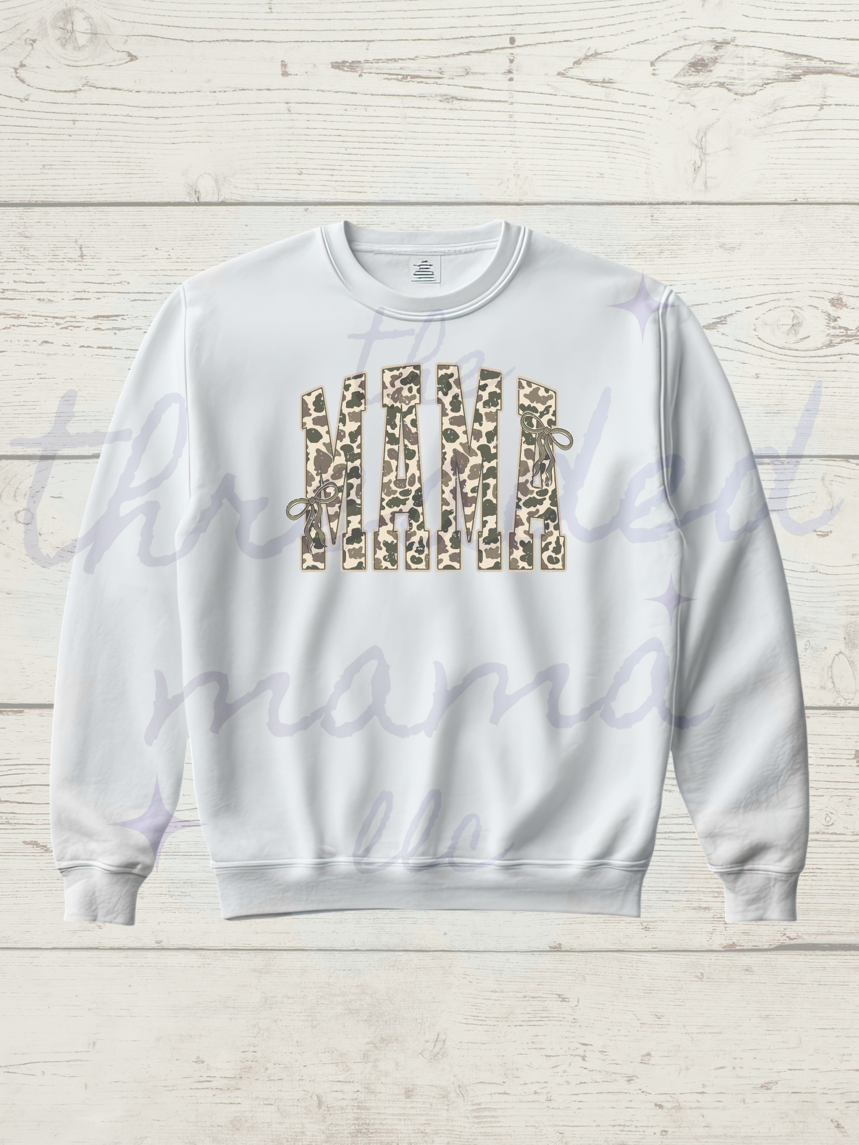 Mama + Bow Duck Camo Sweatshirt