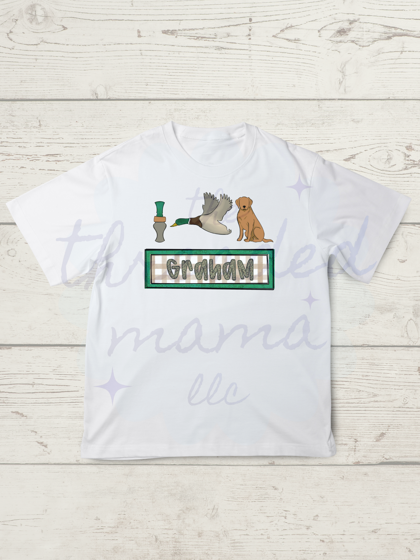 Yellow Lab Hunting Name Tee