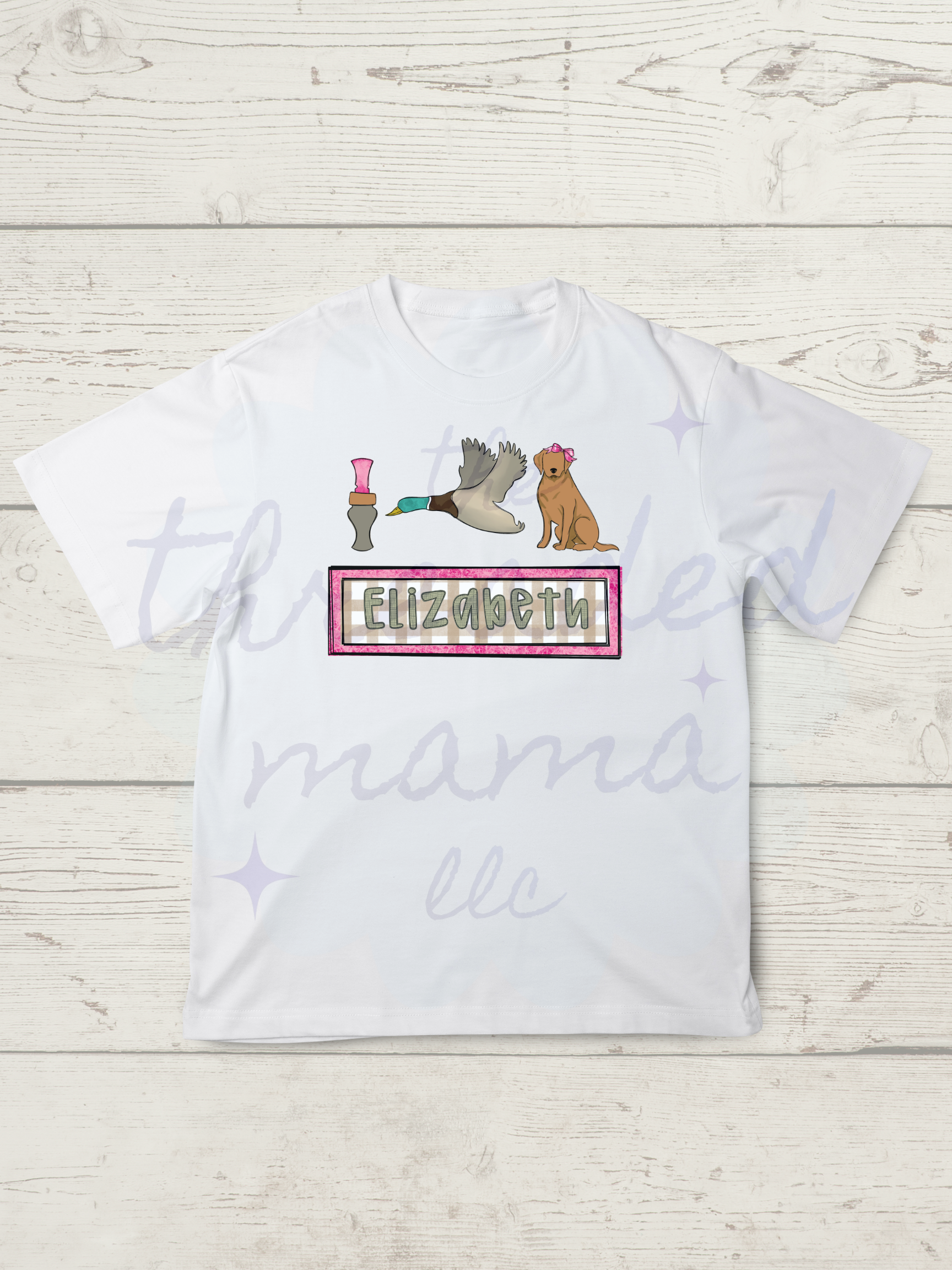 Yellow Lab + Bow Hunting Name Tee