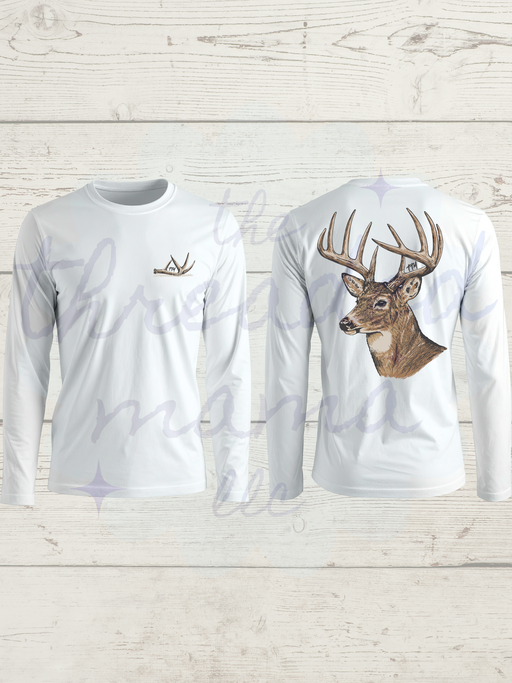 Little Kids Buck Head Longsleeve