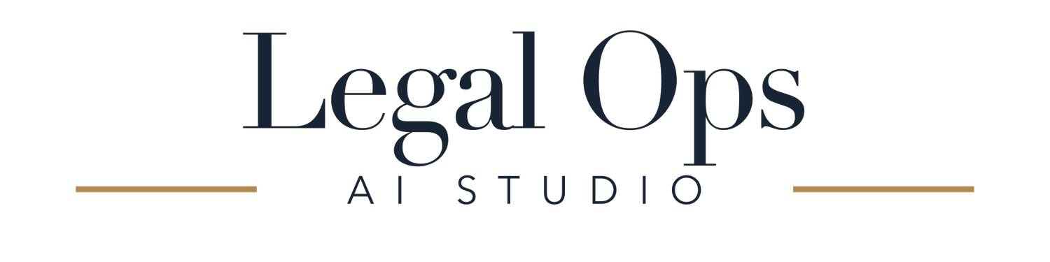 Legal Ops AI Studio | AI Workflow Design for In-House Legal Teams