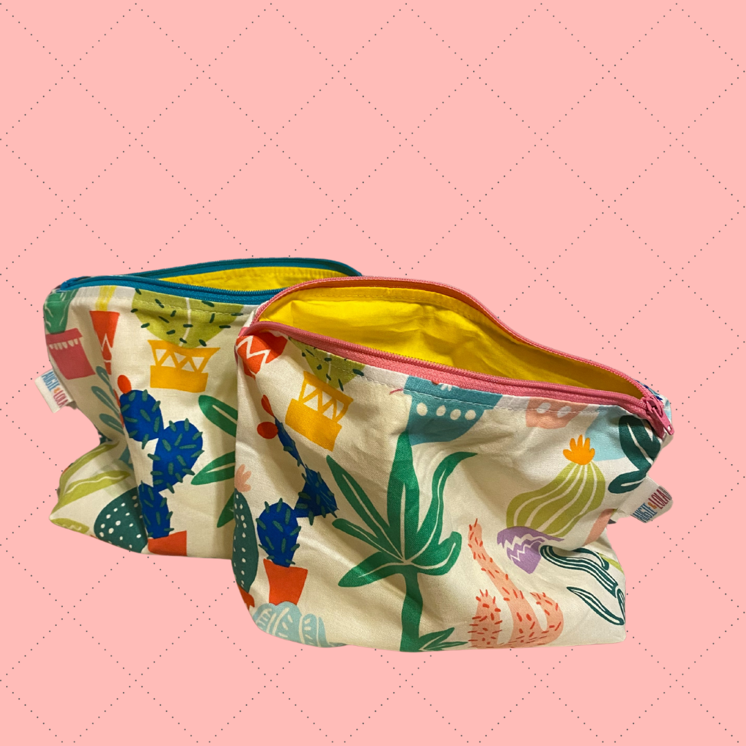 Cactus in White Everything Bag