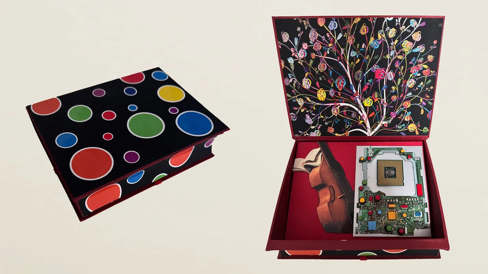 Box of Small Infinities #7 – Mixed media – 6x8x2 inches