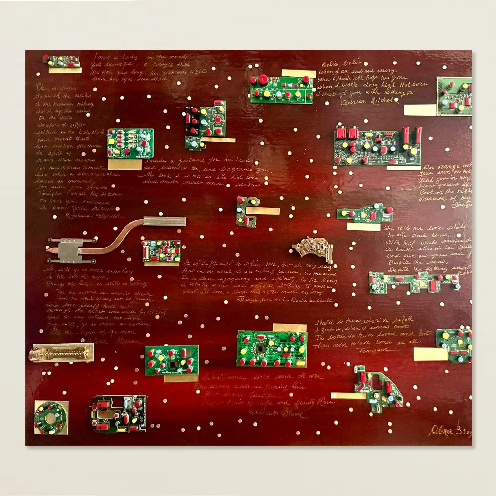 Romantic Voyage - 2026 – Mixed media over canvas - 20x24"