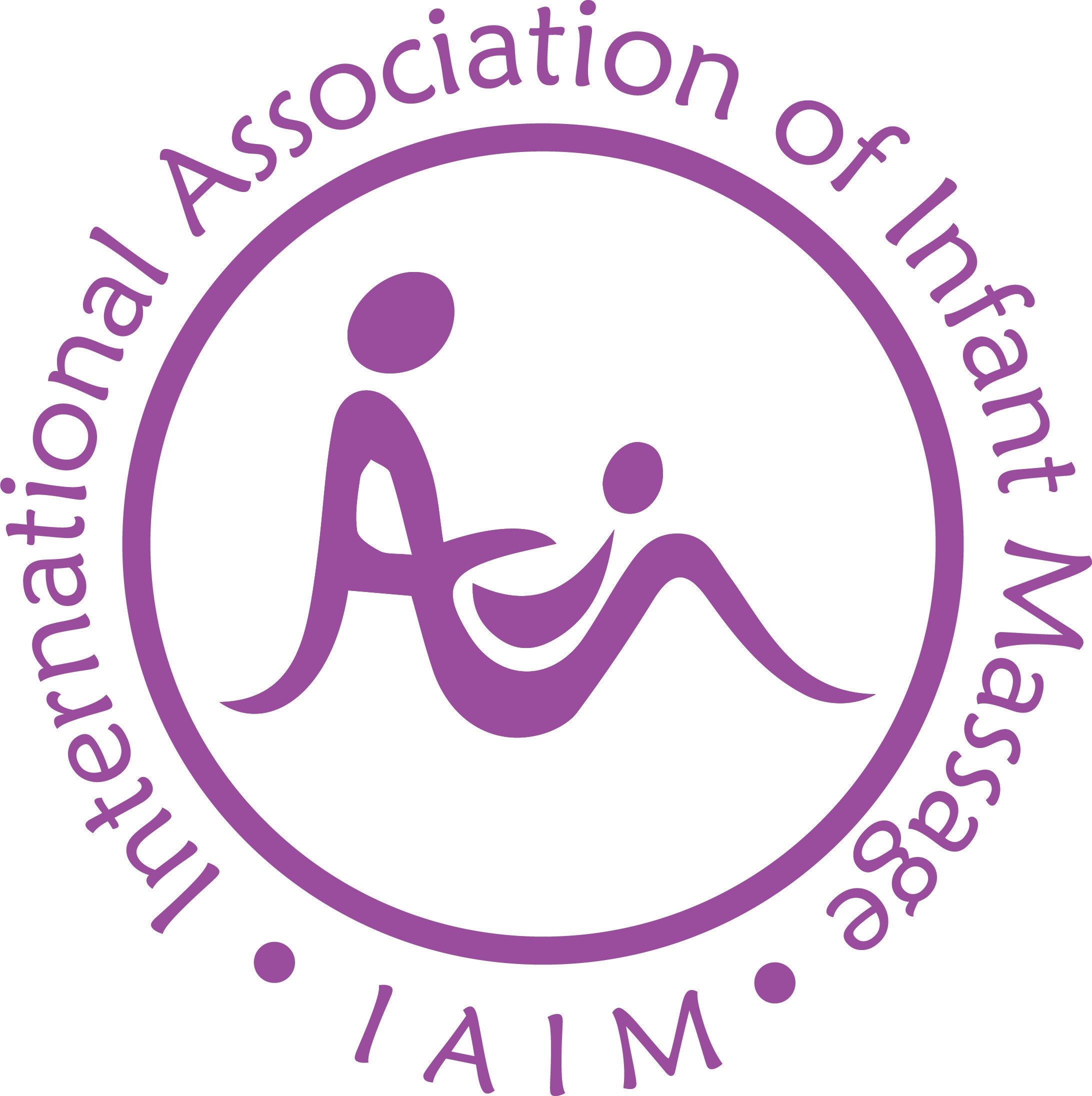 A purple circular logo with the words "The Autism of the World" around the top and bottom edges. In the center, there is a stylized abstract figure.