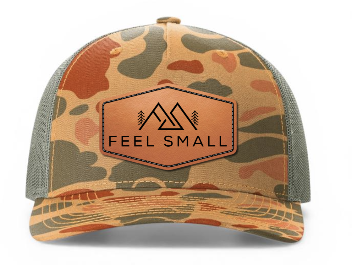 Feel Small Snapback Hat - Camo